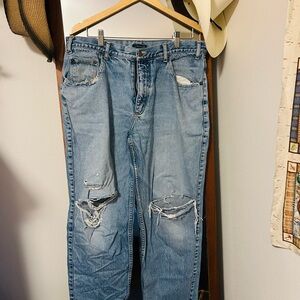 Ralph Lauren Blue Label Distressed Blue Jeans